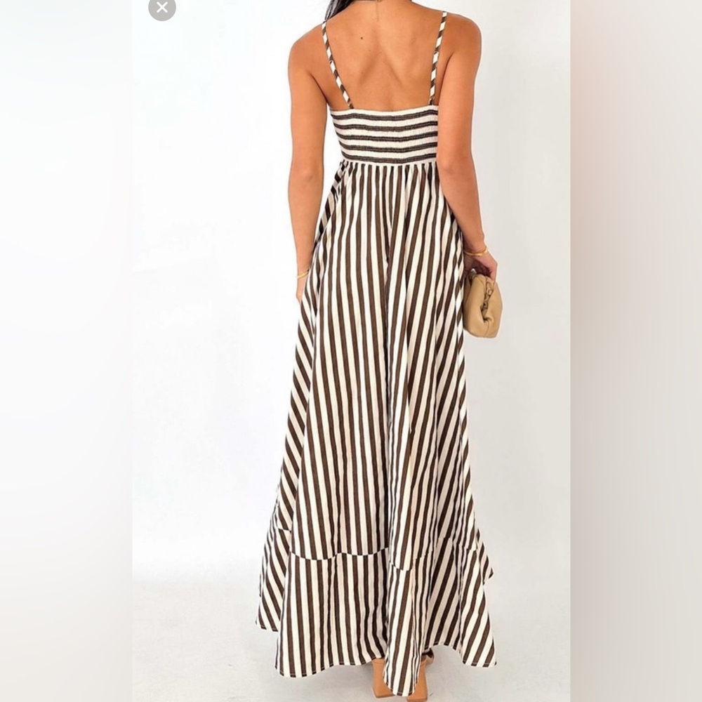 The Commence Striped Maxi Dress - Picture 2 of 6